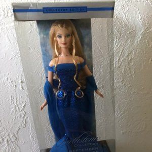 Mattel Birthstone Collection Sapphire September Barbie